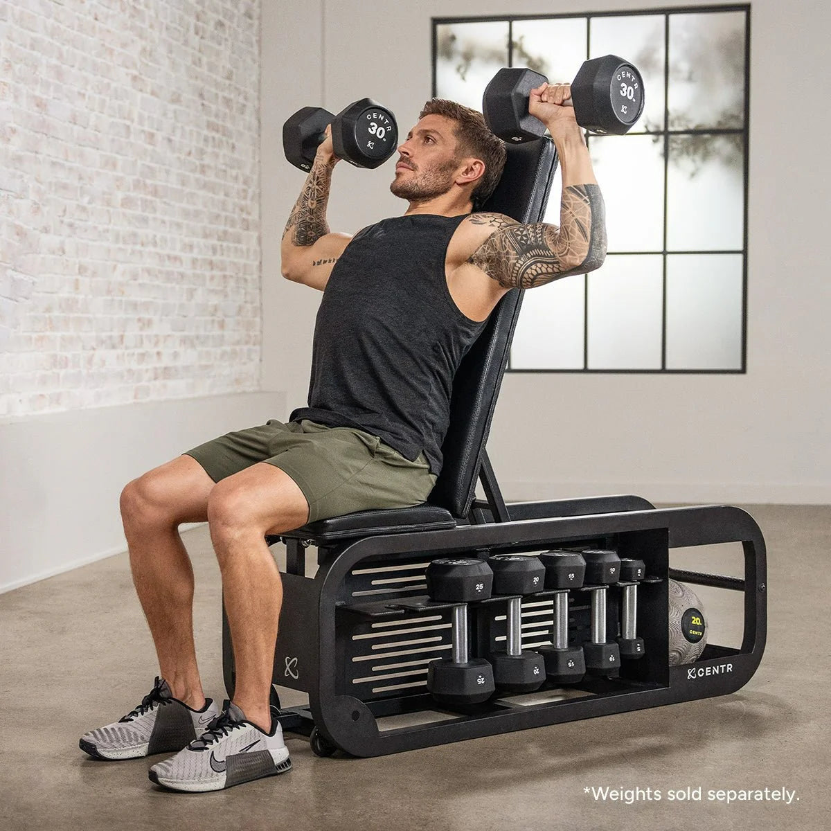 CENTR FUSION BENCH + ACCESSORIES (COMPLETE KIT)