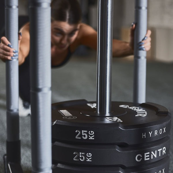 CENTR X HYROX COMPETITION INTERLOCKING BUMPER PLATE - 25 KG