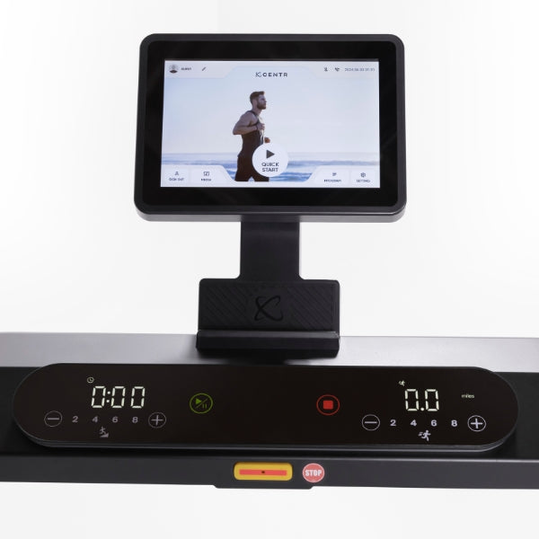 CENTR RUNR-S FOLDING TREADMILL WITH 10" TOUCHSCREEN