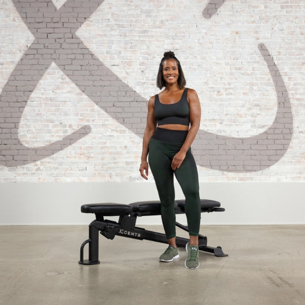 CENTR MULTI-ADJUSTABLE FLAT, INCLINE, DECLINE WORKOUT BENCH