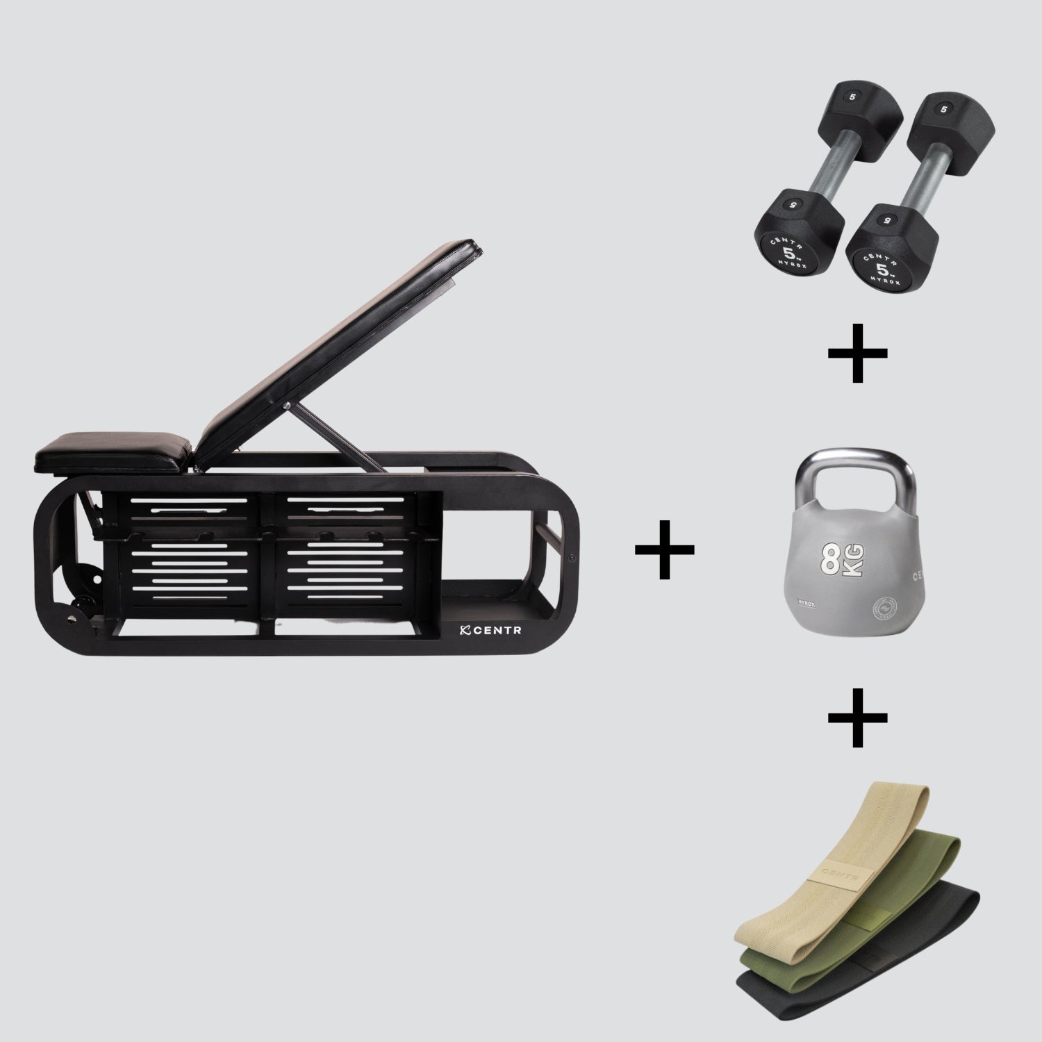 Centr Fusion Bench + Accessories