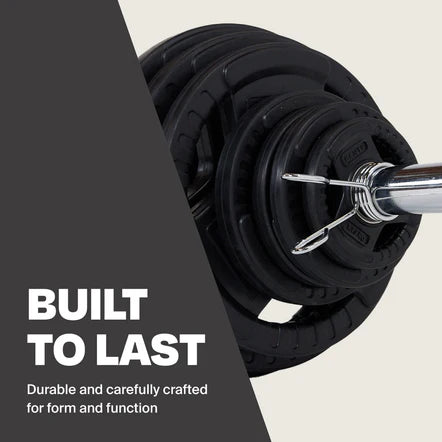 CENTR 136 KG OLYMPIC WEIGHT SET WITH BAR