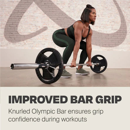 CENTR 136 KG OLYMPIC WEIGHT SET WITH BAR