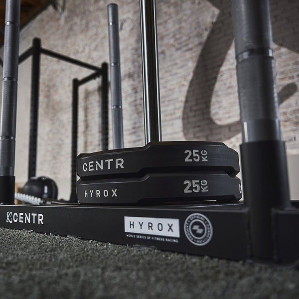 CENTR X HYROX COMPETITION INTERLOCKING BUMPER PLATE - 25 KG