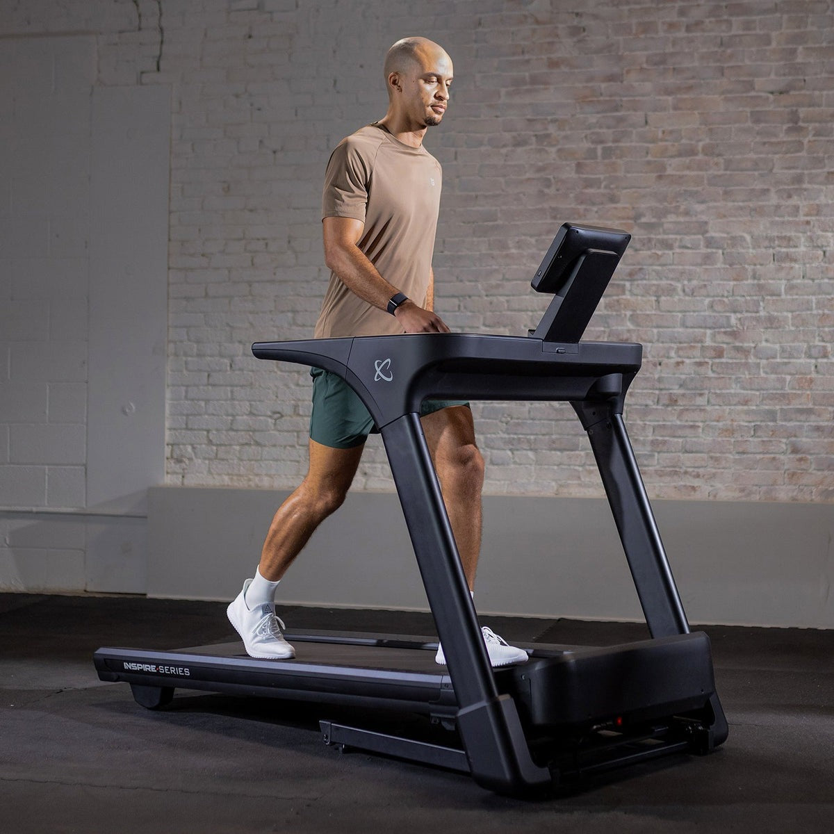 INSPIRE SERIES T4S FOLDING TREADMILL WITH 10" SCREEN